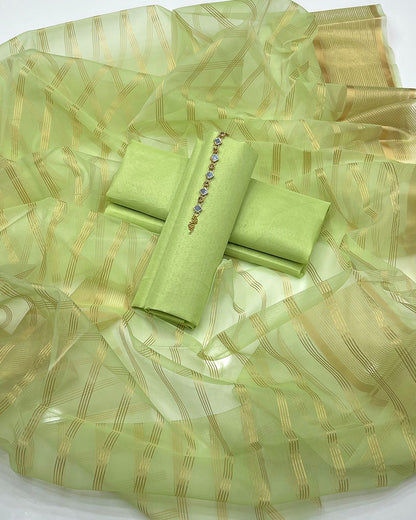 3 PC Unstitched Formal Wear Dresses