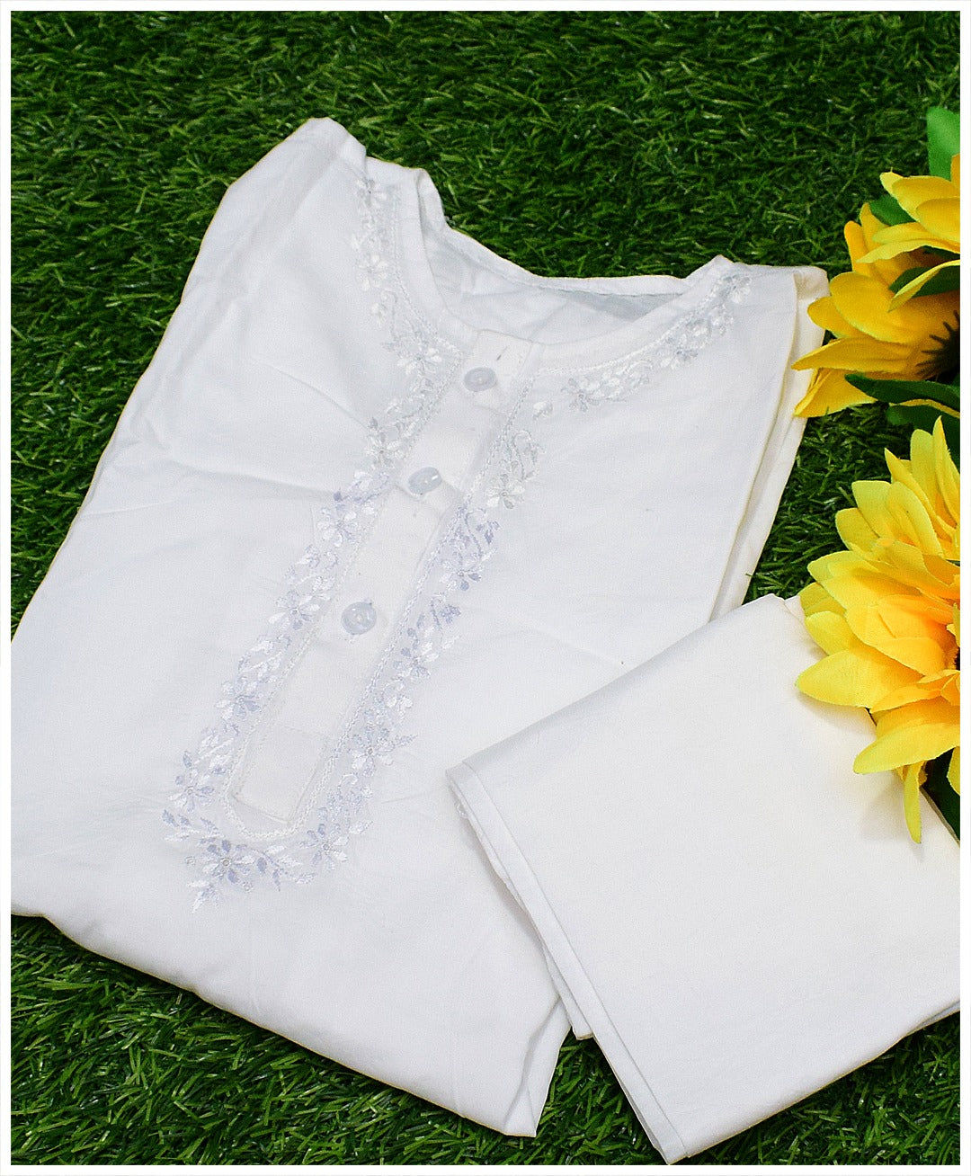 Timeless Designs: Hand-Stitched Kurta Shalwar for Kids