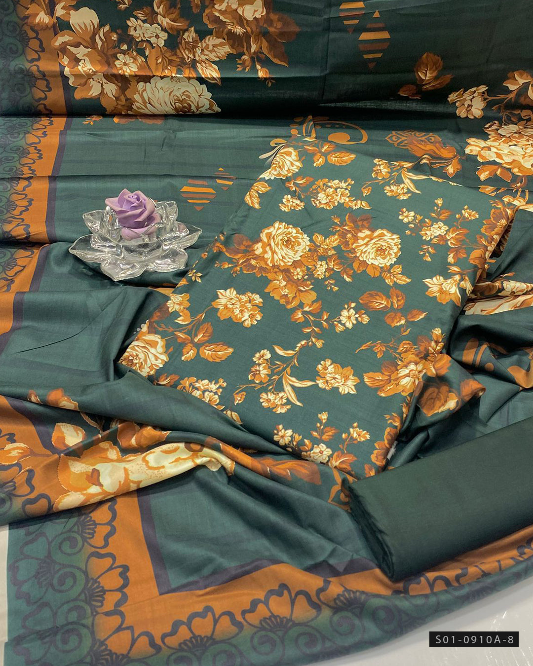 3 PC Unstitched Linen Dress Collection