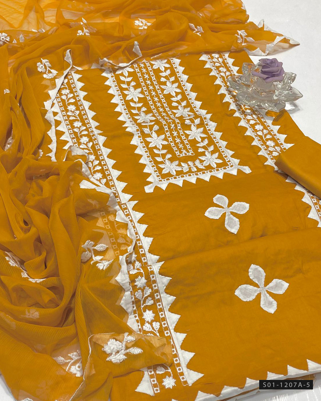 Handmade 3 PC Unstitched Lawn Dress Collection
