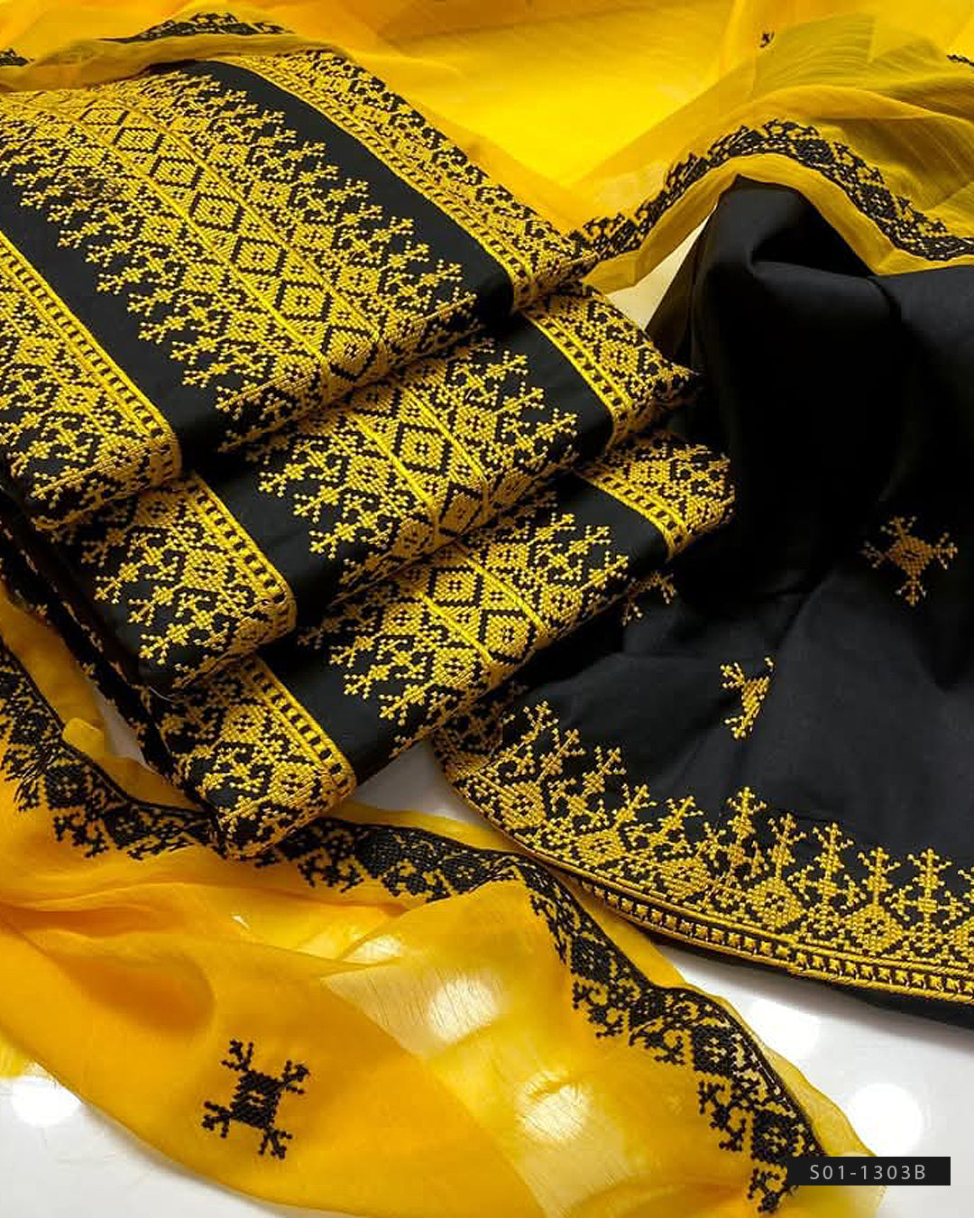 3 PC Unstitched Lawn Dress Collection