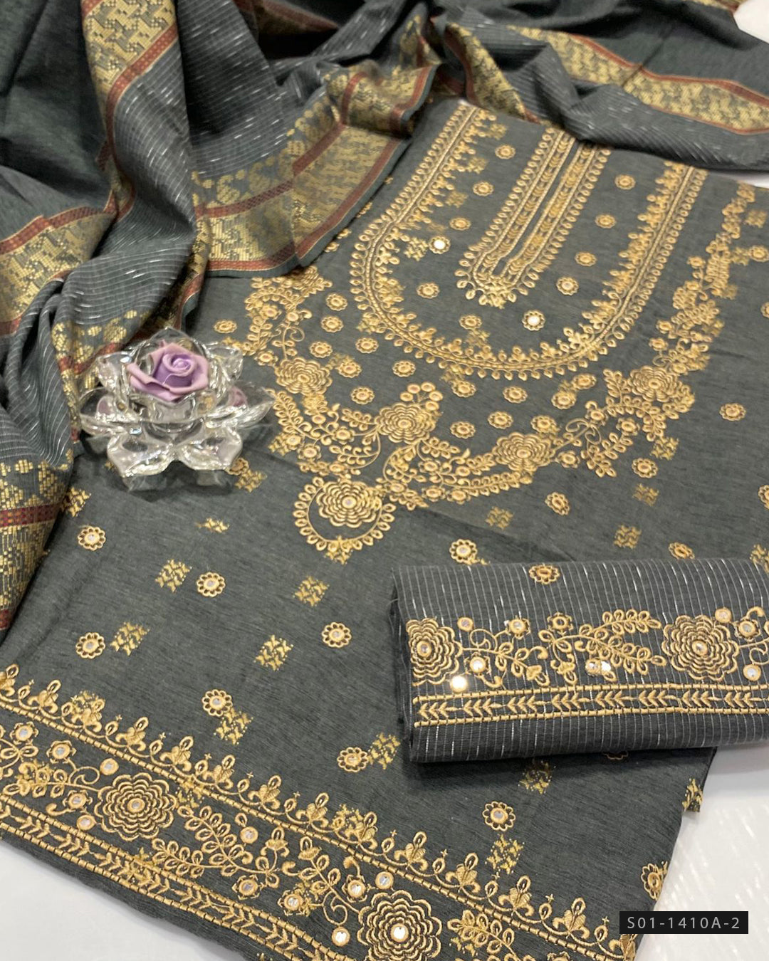 3 PC Unstitched Khaddar Susi Dress Collection