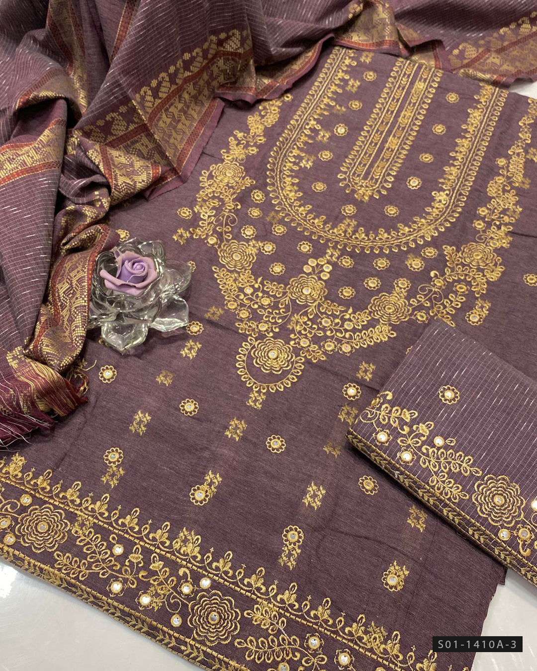 3 PC Unstitched Khaddar Susi Dress Collection