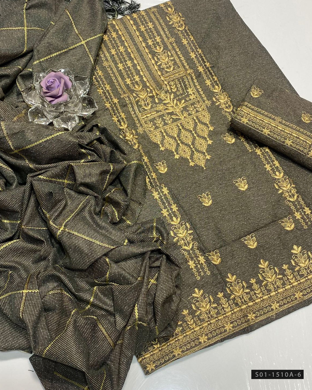3 PC Unstitched Khaddar Dress Collection
