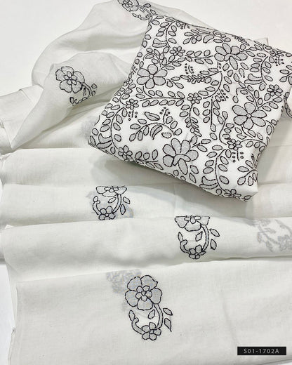 3 PC Hand Embroidered Lawn Dress Collection