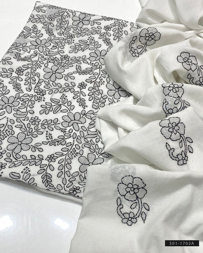 3 PC Hand Embroidered Lawn Dress Collection