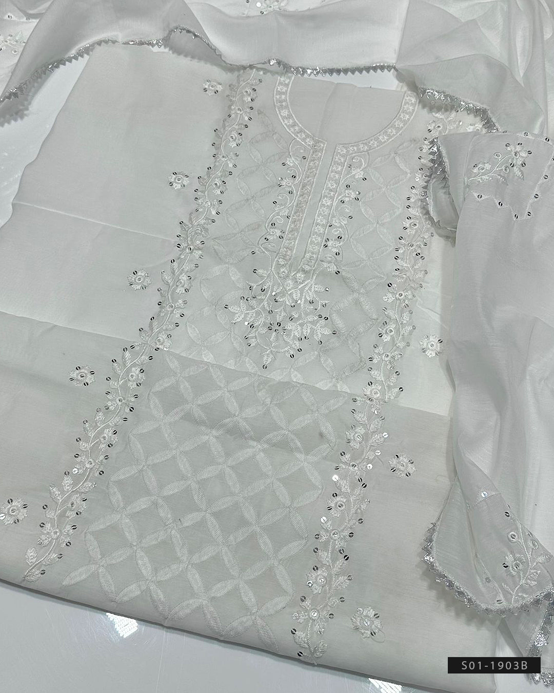 2 PC Unstitched Paper Cotton Dress Collection