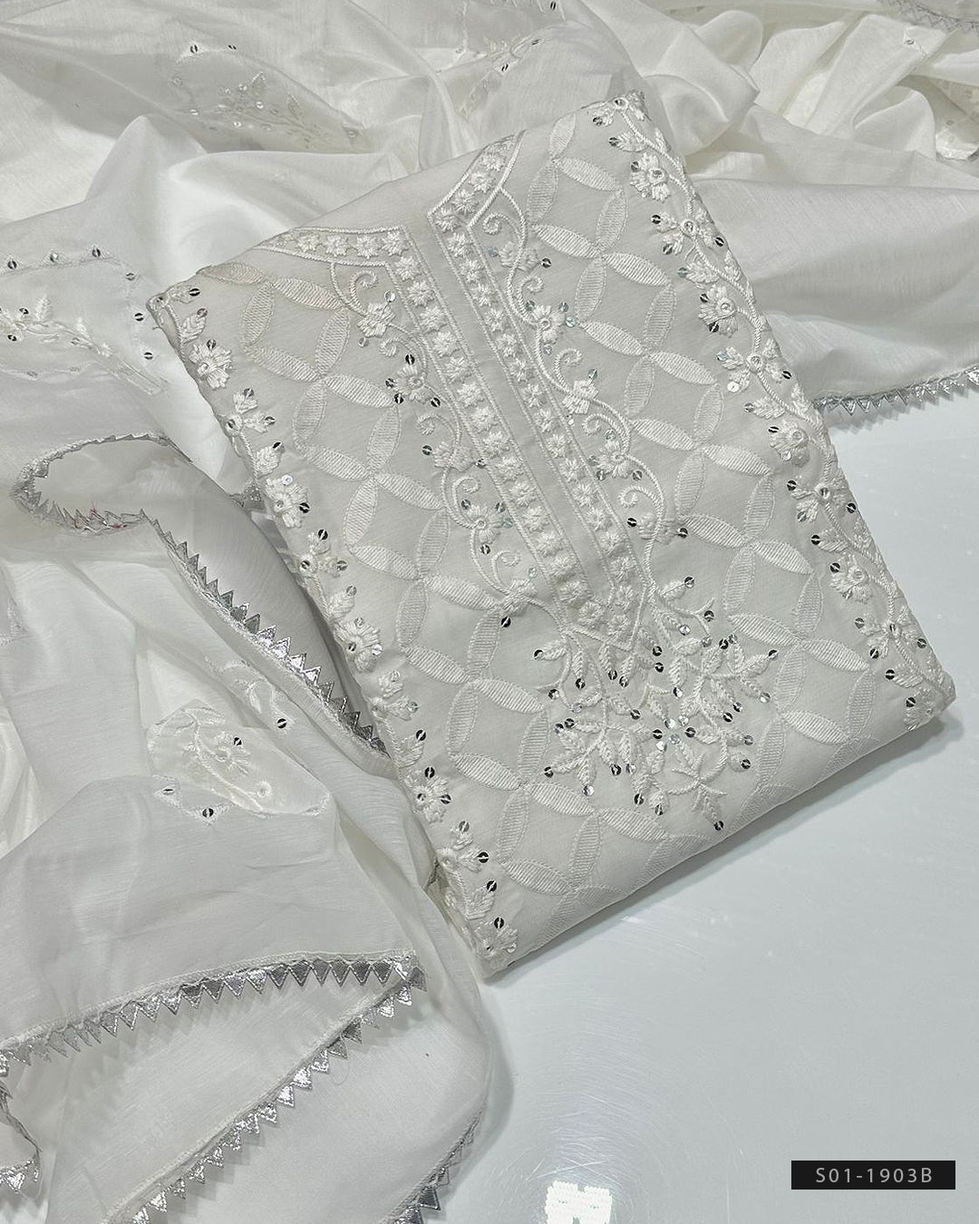2 PC Unstitched Paper Cotton Dress Collection