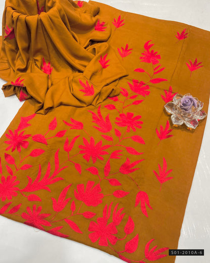 Handmade 3 PC Unstitched Linen Dress Collection