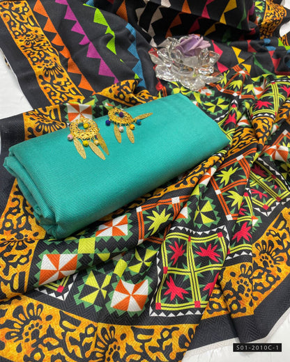 3 PC Unstitched Acrylic Marina Dress Collection