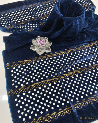 Velvet Cutwork Shawl Collection