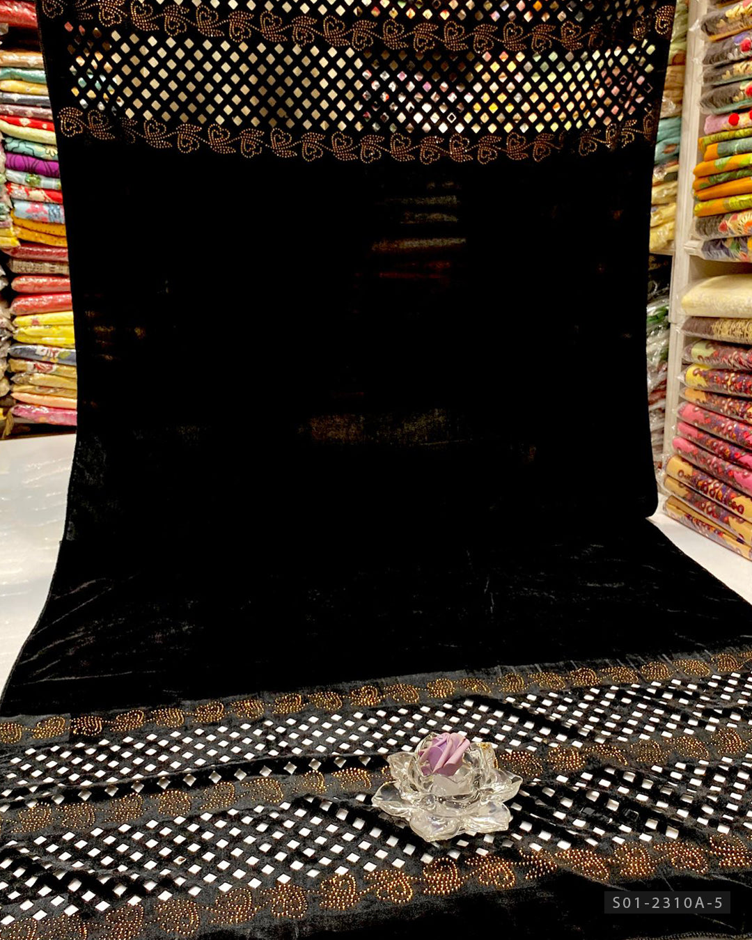 Velvet Cutwork Shawl Collection