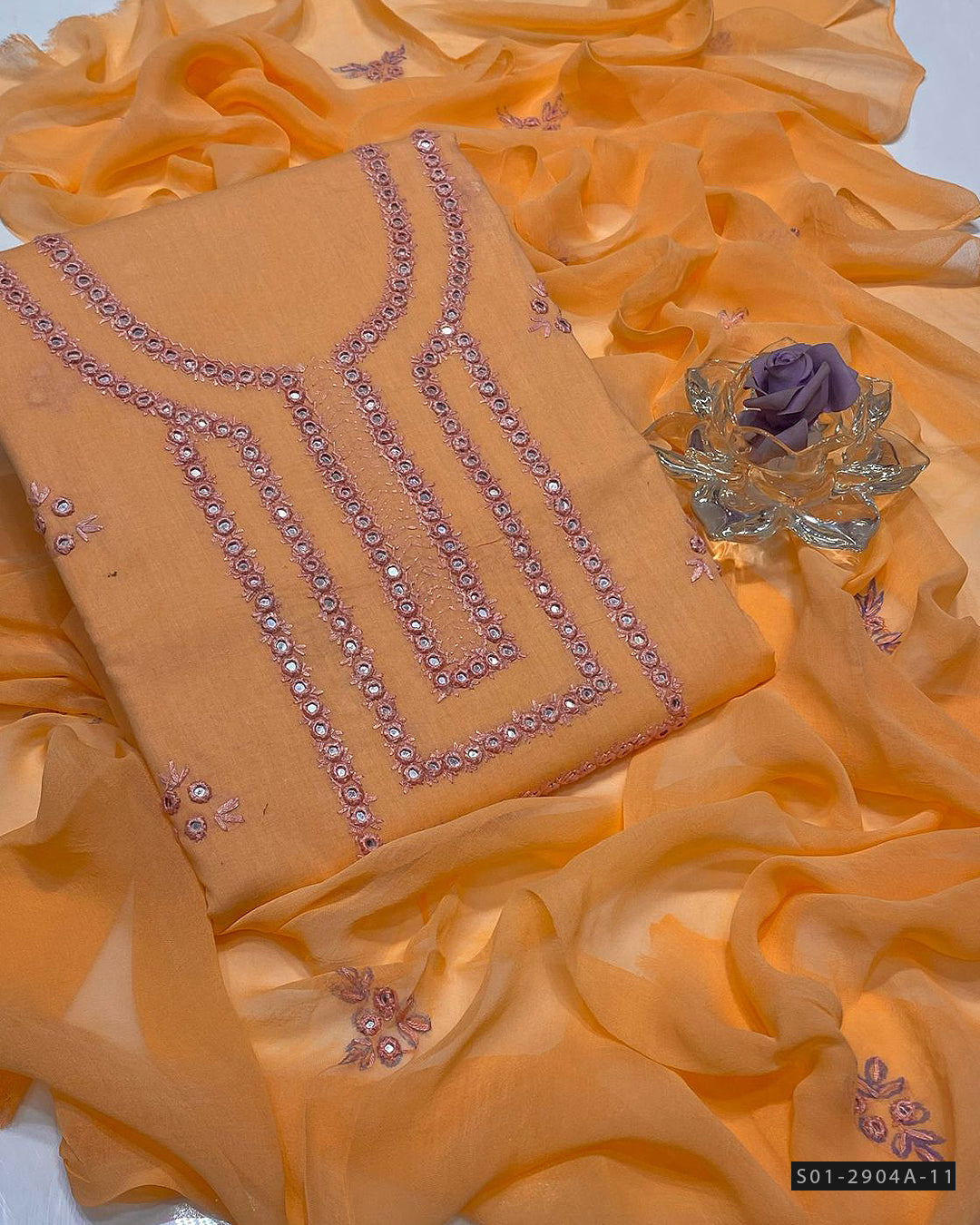 Handmade 3 PC Unstitched Lawn Dress Collection