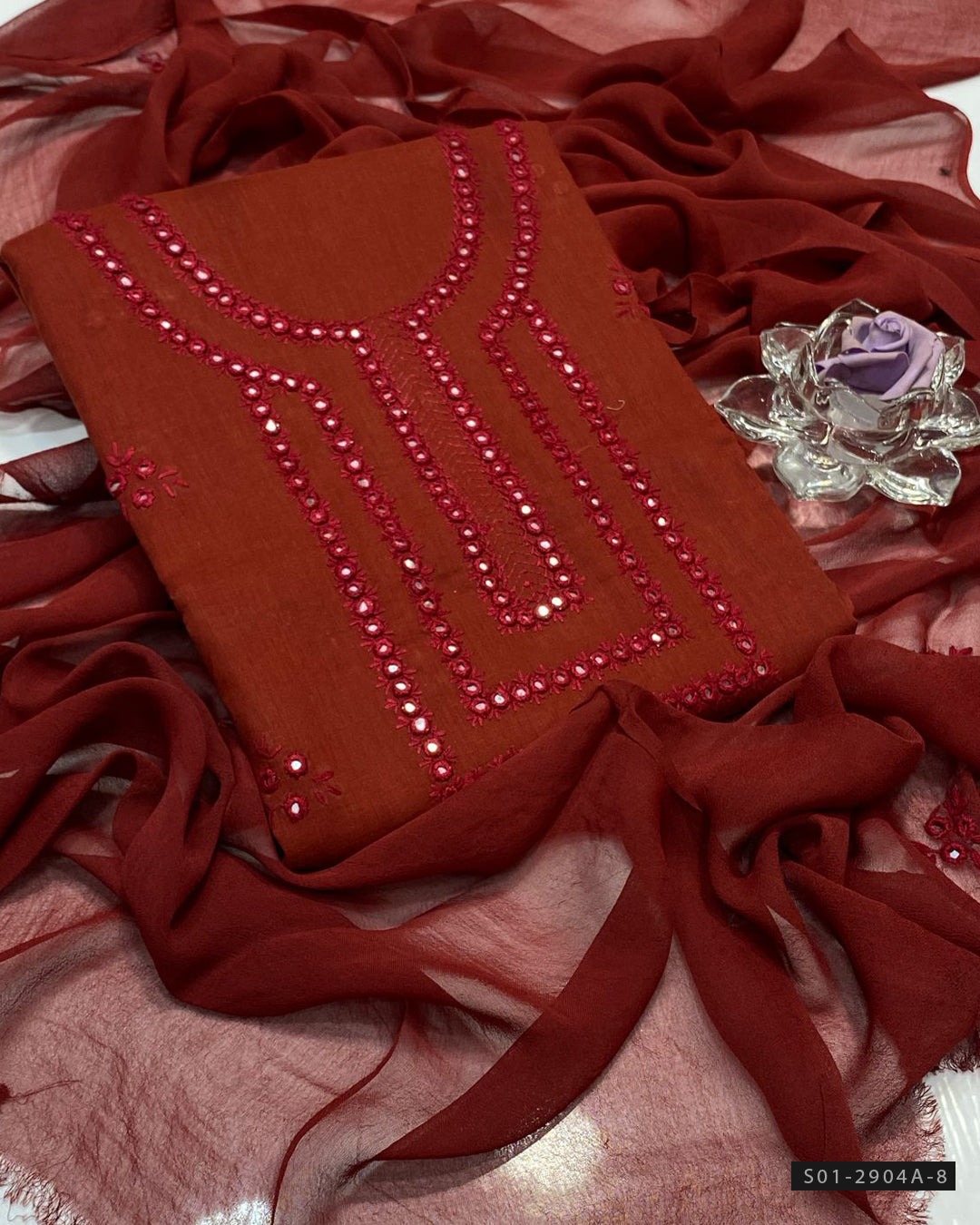 Handmade 3 PC Unstitched Lawn Dress Collection