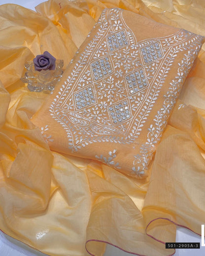 Handmade 2 PC Unstitched Paper Lawn Dress Collection