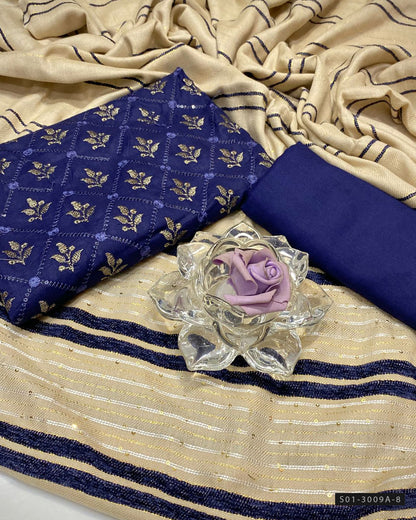 3 PC Unstitched Marina Linen Dress Collection
