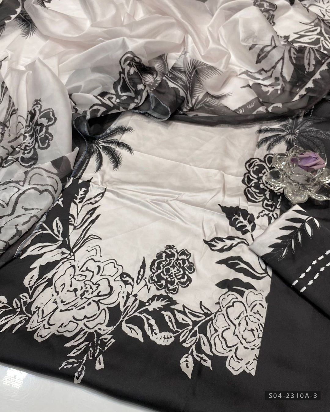 3 PC Unstitched Shamoze Silk Dress Collection