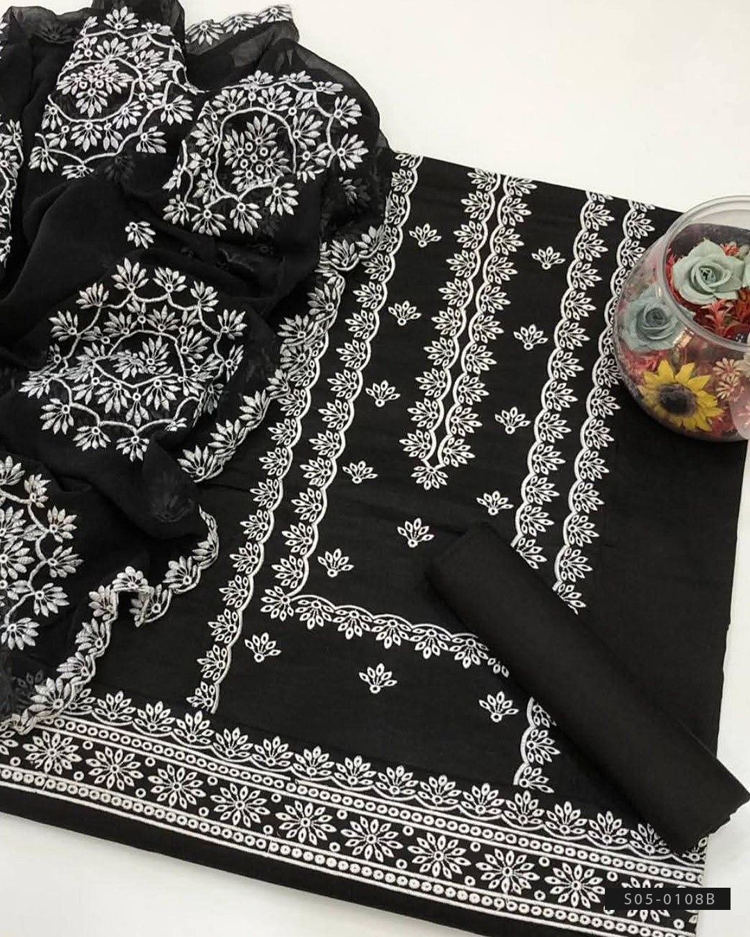 3 PC Unstitched Lawn Dress Collection