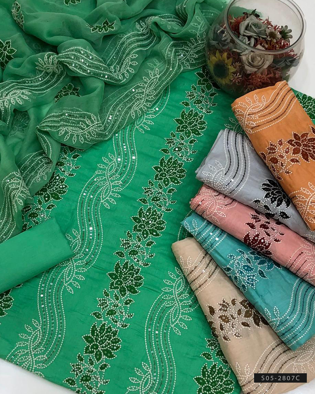 3 PC Unstitched GTM Lawn Dress Collection