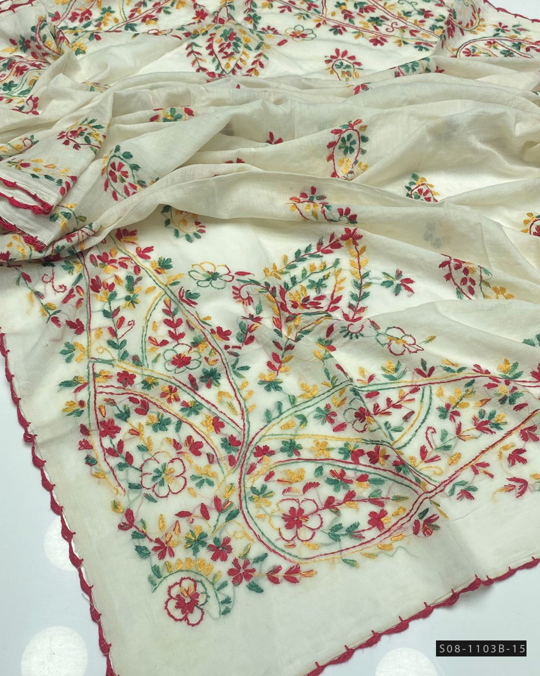Elegant Hand Stitched Lawn Chaddar Collection