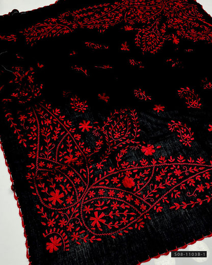 Elegant Hand Stitched Lawn Chaddar Collection