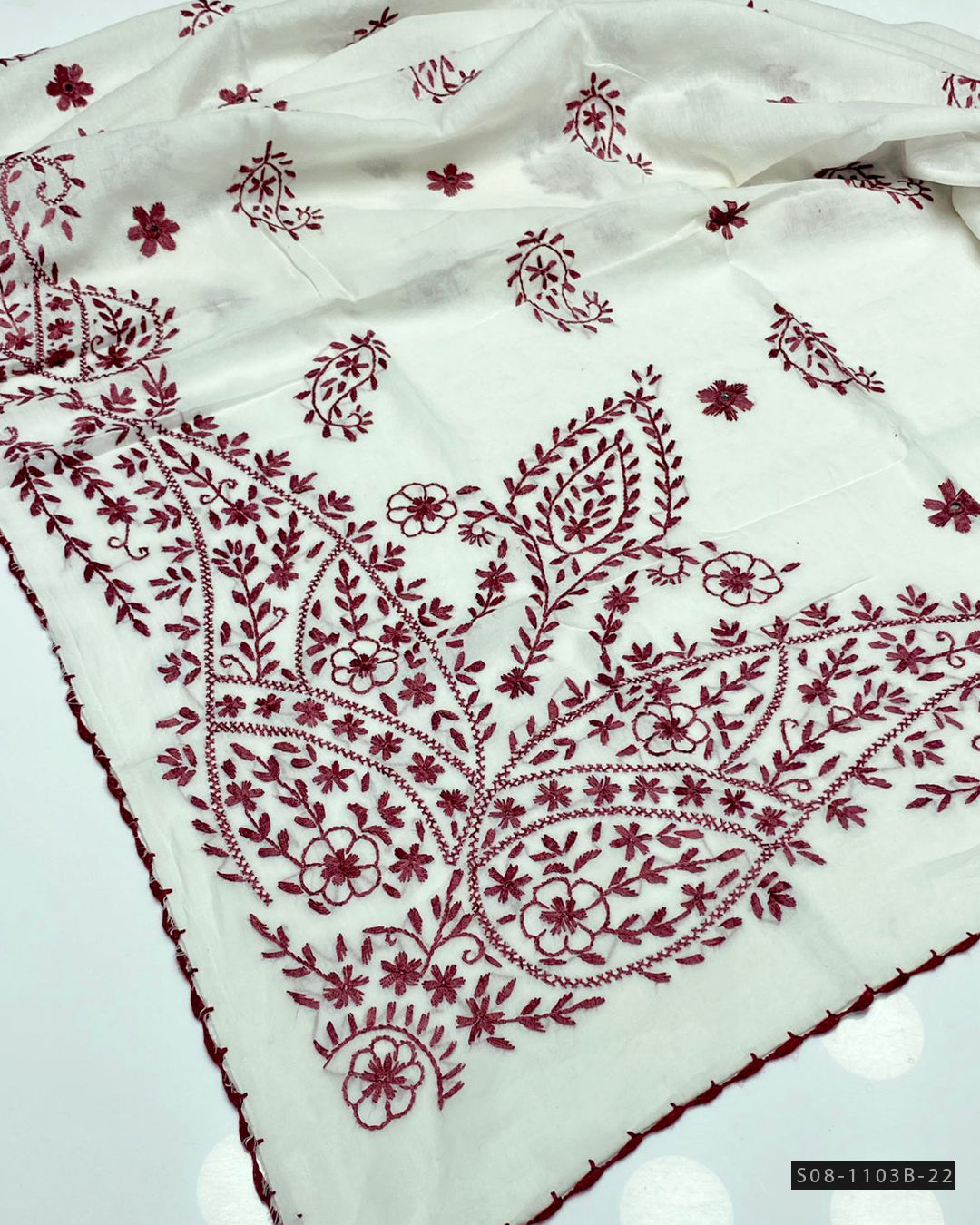 Elegant Hand Stitched Lawn Chaddar Collection