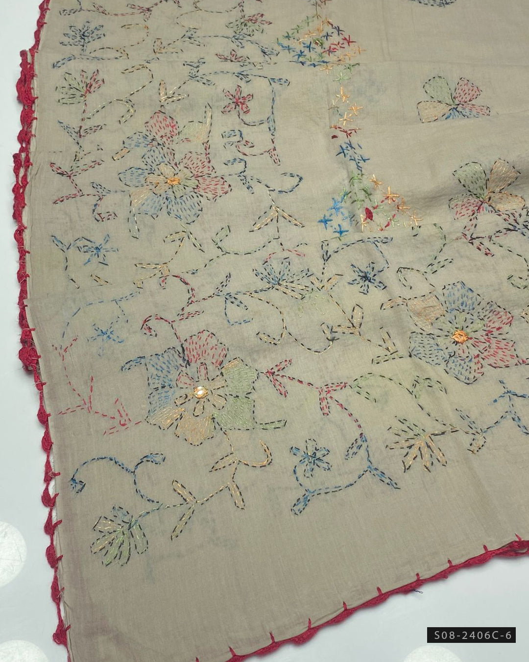 Hand Embroidered Lawn Chaddar Collection