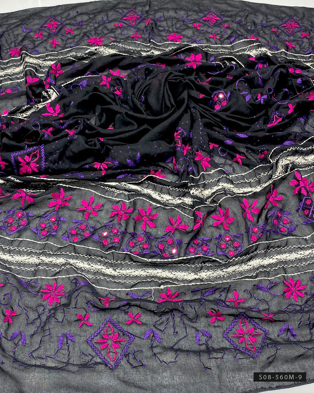 Hand Embroidered Lawn Chaddars