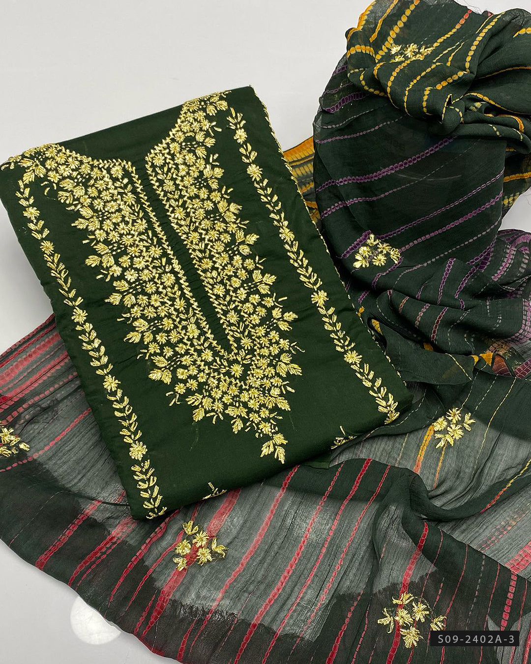 3 PC Handmade Gotta Work Lawn Collection