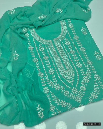 3 PC Hand Embroidered Lawn Collection