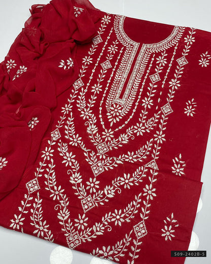 3 PC Hand Embroidered Lawn Collection