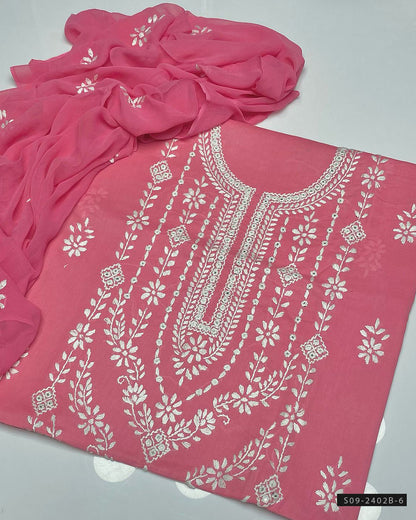 3 PC Hand Embroidered Lawn Collection