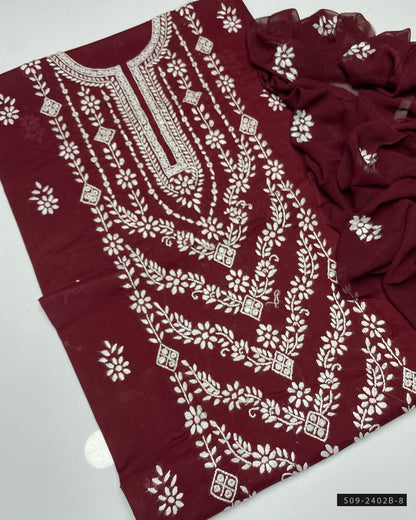 3 PC Hand Embroidered Lawn Collection