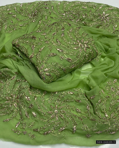 2 PC Unstitched Gotta Work Chiffon Collection