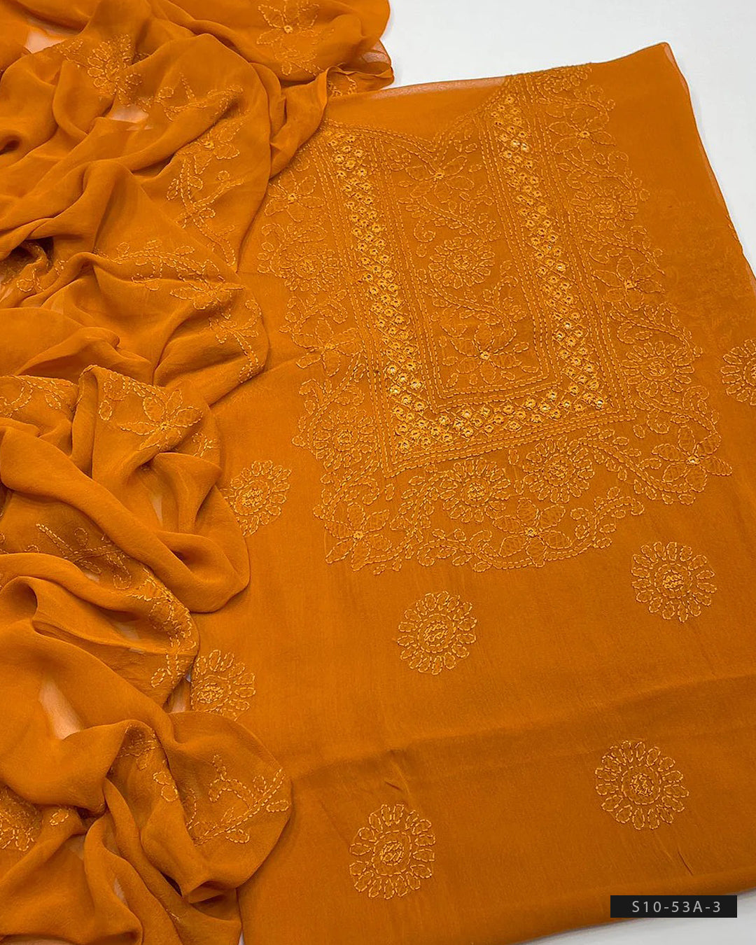 Shadow Sheesha Gala Embroidery Chiffon Dresses