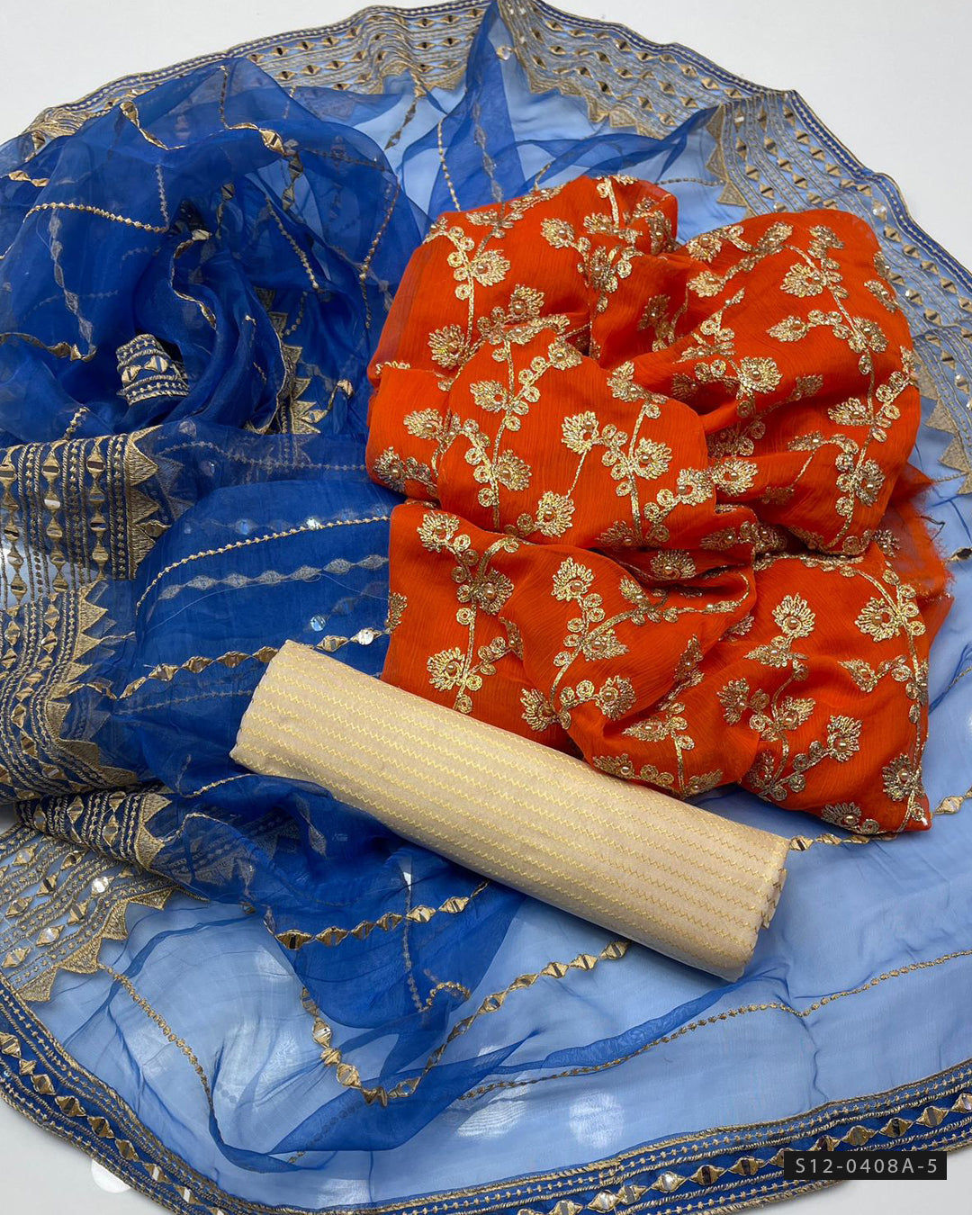 3 PC Unstitched Fancy Dress Collection