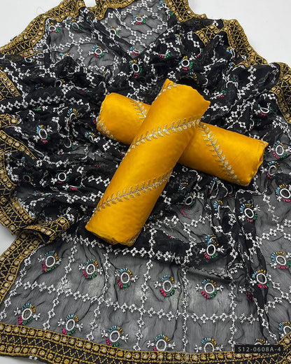 3 PC Unstitched Fancy Dress Colllection