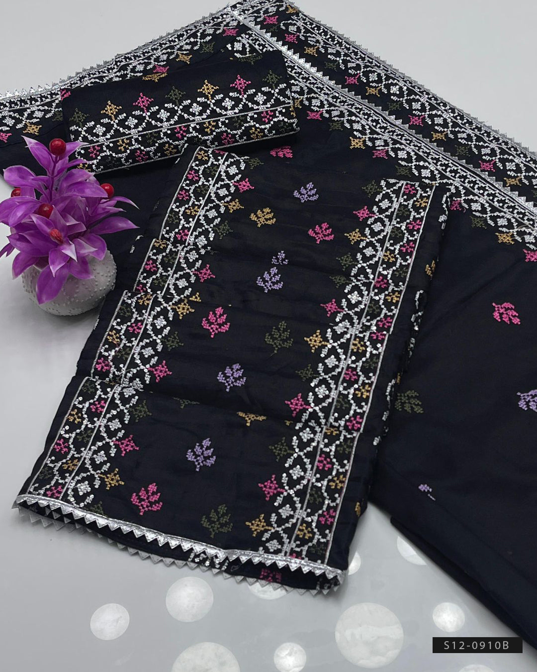 3 PC Unstitched Dhanak Dress Collection