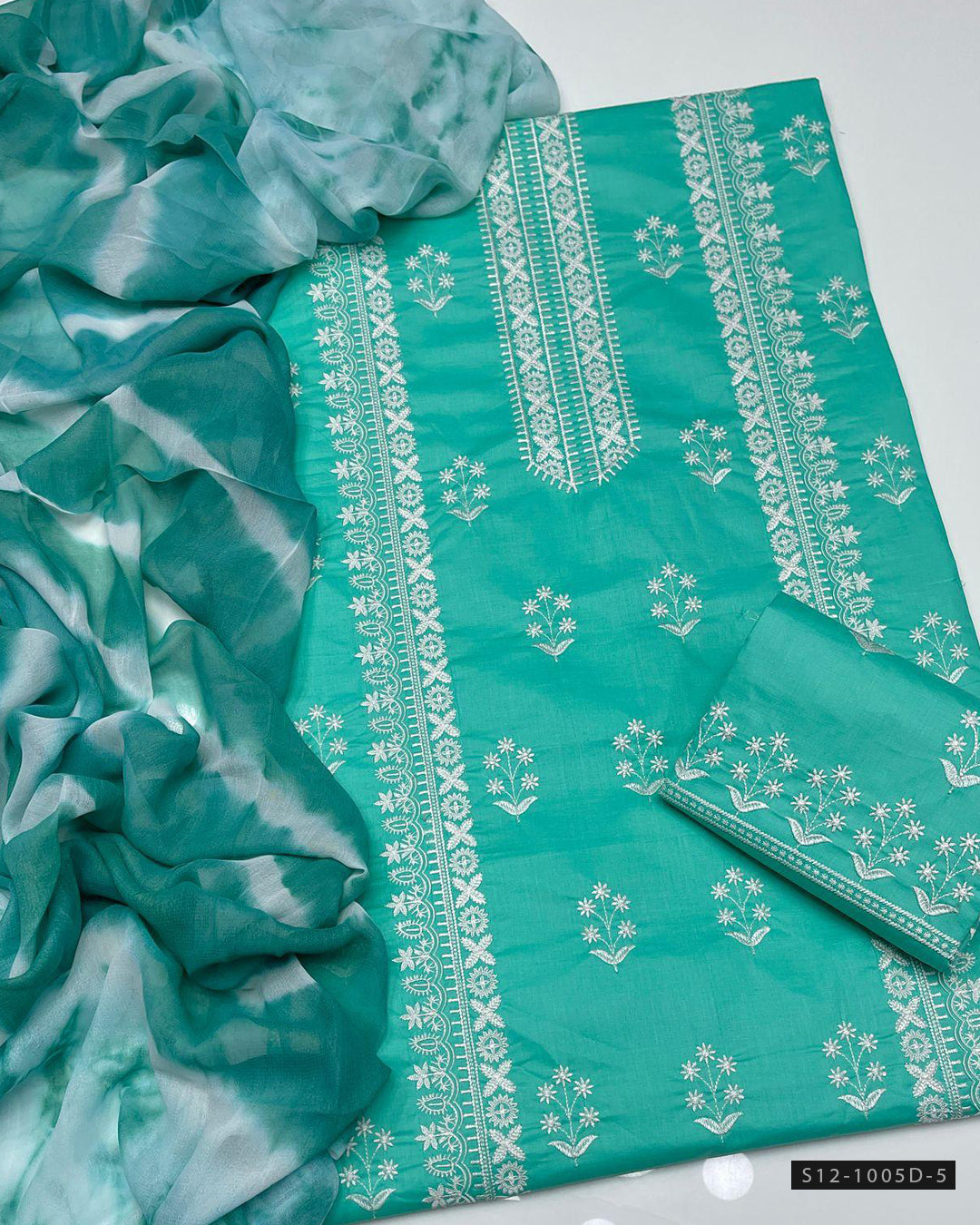 3 PC Unstitched Cotton Lawn Dress Collection