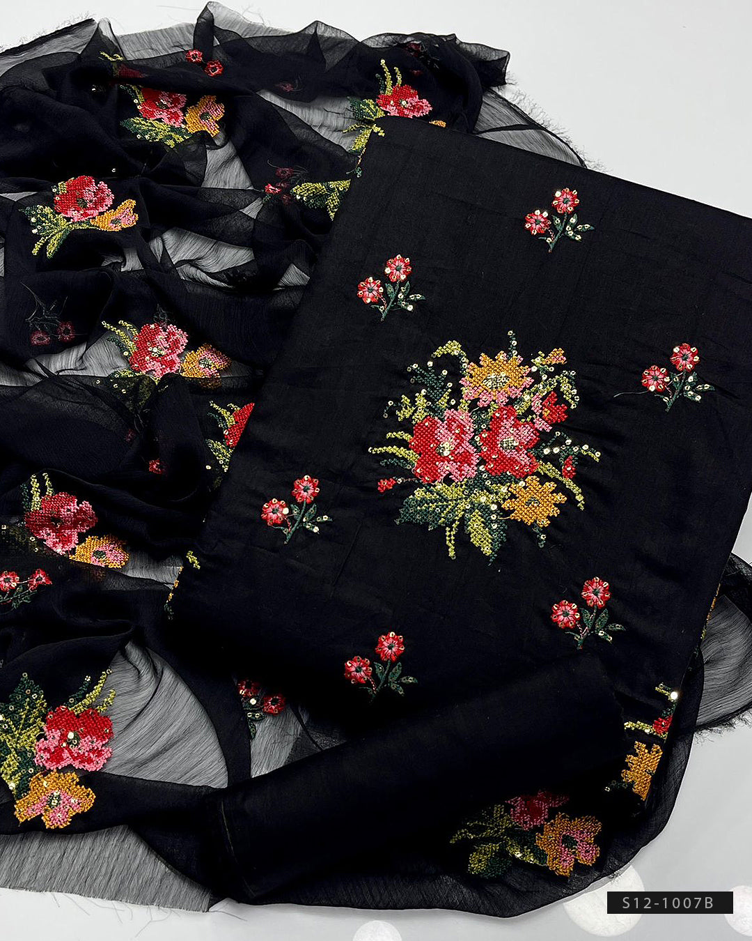 3 PC Unstitched Cotton Lawn Dress Collection