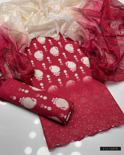 3 PC Unstitched Swiss Lawn Dress Collection