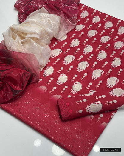 3 PC Unstitched Swiss Lawn Dress Collection