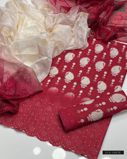 3 PC Unstitched Swiss Lawn Dress Collection