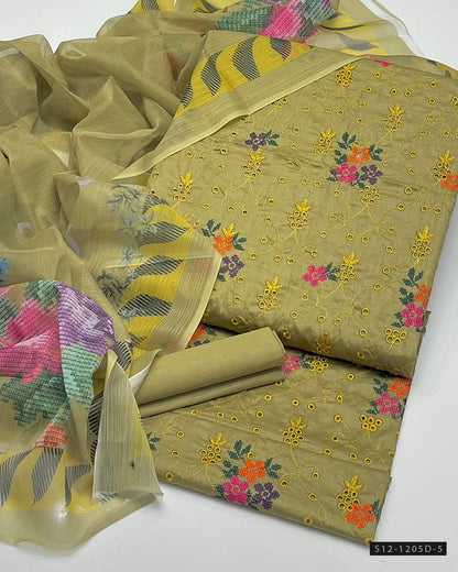 3 PC Unstitched Lawn Dress