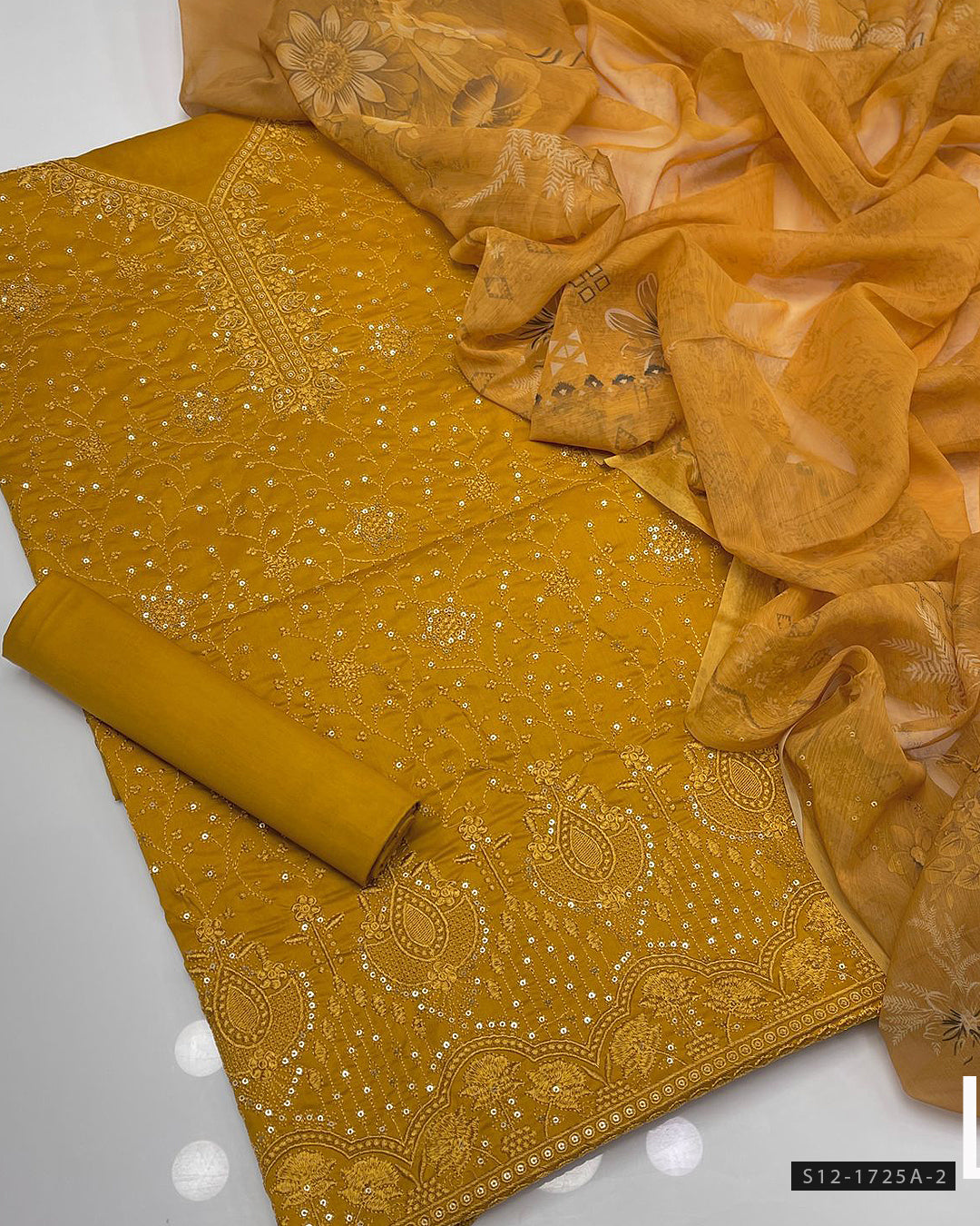 3 PC Unstitched Lawn Dress Collection