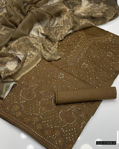 3 PC Unstitched Lawn Dress Collection