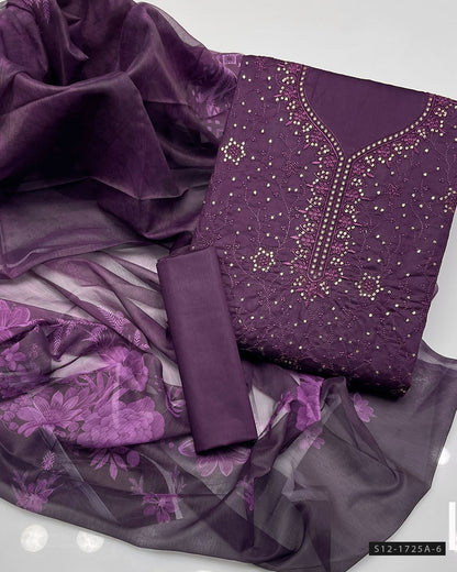 3 PC Unstitched Lawn Dress Collection