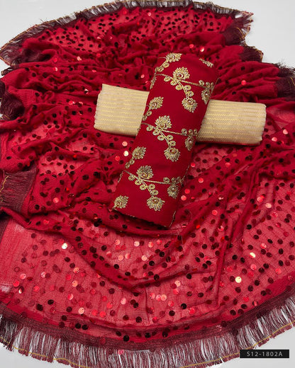 3 PC Unstitched Fancy Dress Collection