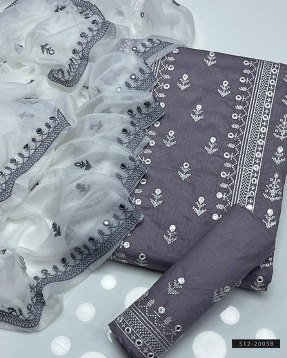 3 PC Untitched Cotton Lawn Dress Collection