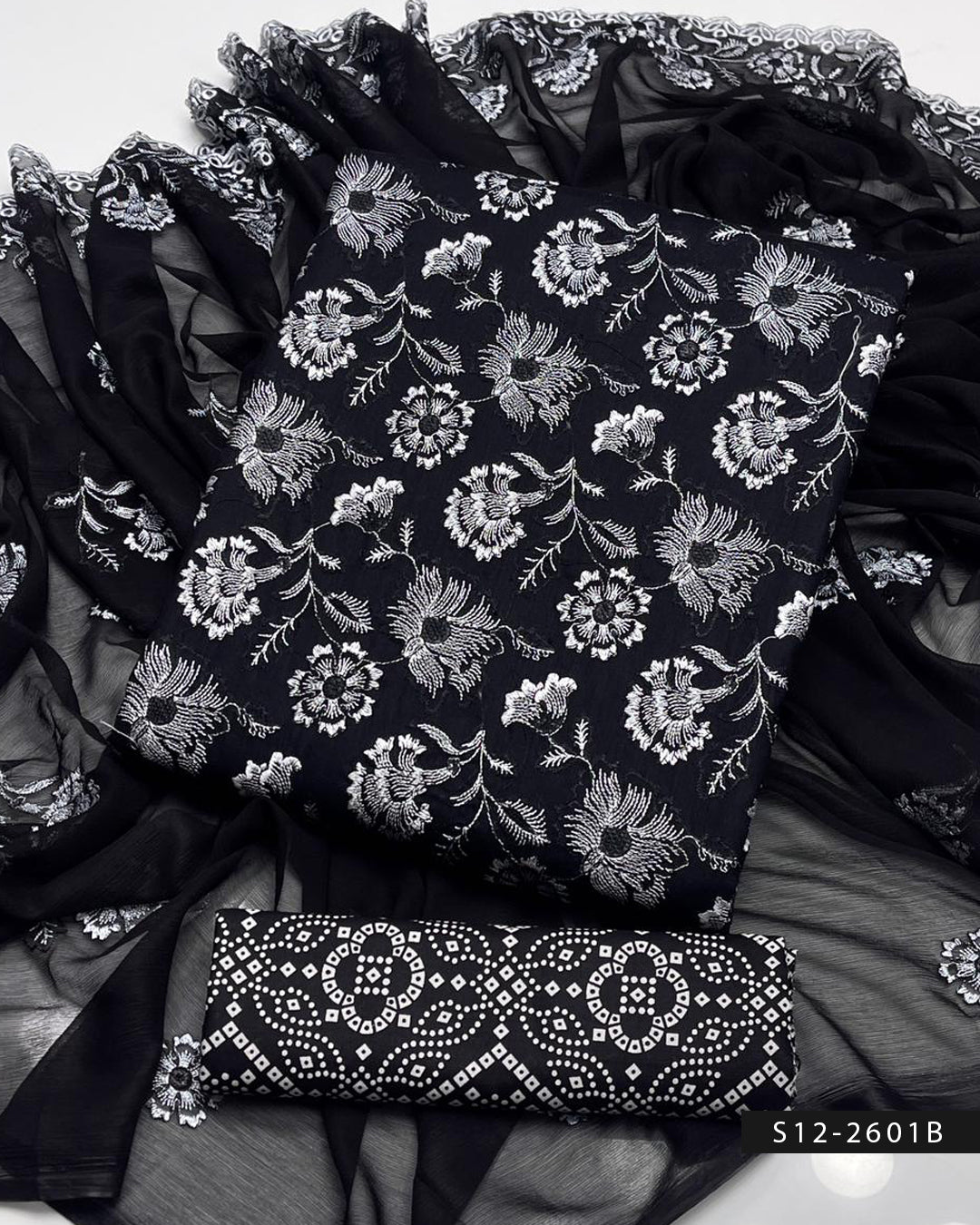 ✨ 3 PC Unstitched Cotton Lawn Dress Collection